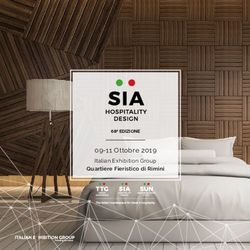 Ottobre 2019 Italian Exhibition Group - Quartiere Fieristico di Rimini - SIA Hospitality Design