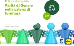Parità di Genere nella catena di fornitura - Politica di acquisto - Lidl Italia