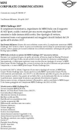 MINI CORPORATE COMMUNICATIONS - BMW Press