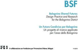 BSF Bolognina Shared Futures Design Practice and Research for the Bolognina District Un Futuro Condiviso per Bolognina Un progetto di ricerca ...