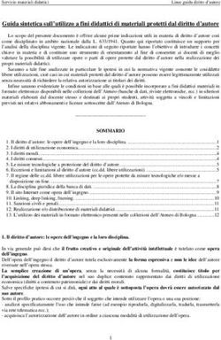Guida sintetica sull'utilizzo a fini didattici di materiali protetti dal diritto d'autore