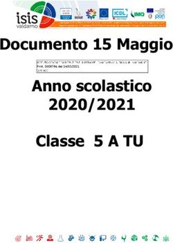 Documento 15 Maggio Anno Scolastico 2020 2021 Classe 5 A TU