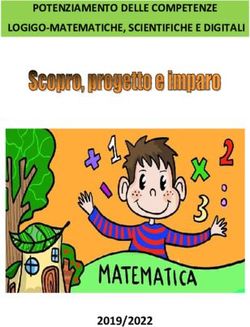 POTENZIAMENTO DELLE COMPETENZE LOGIGO MATEMATICHE SCIENTIFICHE E