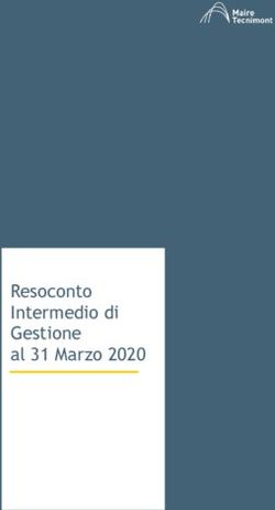 Resoconto Intermedio di Gestione al 31 Marzo 2020