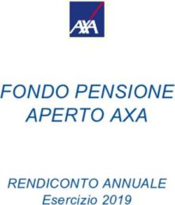 Fondo Pensione Aperto Axa Rendiconto Annuale Esercizio