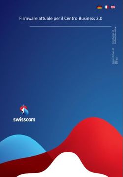 Firmware attuale per il Centro Business 2.0 - Swisscom