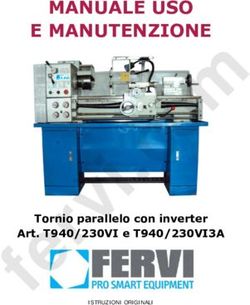 Manuale Uso E Manutenzione Tornio Parallelo Con Inverter Art T