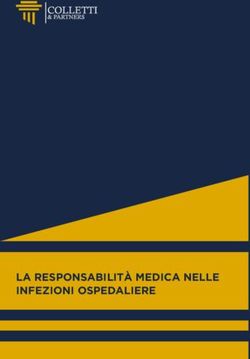 LA RESPONSABILITÀ MEDICA NELLE INFEZIONI OSPEDALIERE