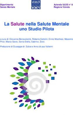 La Salute Nella Salute Mentale Uno Studio Pilota Scuola Biodanza