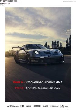 PARTE A - REGOLAMENTO SPORTIVO 2022 - PART A - SPORTING REGULATIONS 2022 - Carrera Cup Italia