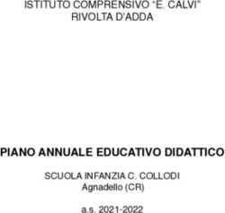 Piano Annuale Educativo Didattico Istituto Comprensivo E Calvi