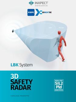 D Safety Radar Lbk System Catalogo Prodotto Kiepe Electric