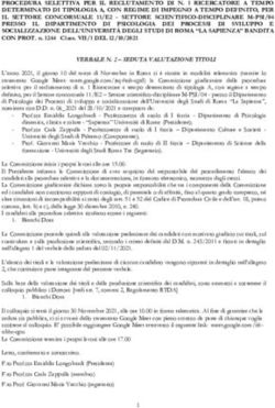 VERBALE N. 2 - SEDUTA VALUTAZIONE TITOLI