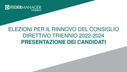 DIRETTIVO TRIENNIO 2022 2024 PRESENTAZIONE DEI CANDIDATI ELEZIONI PER