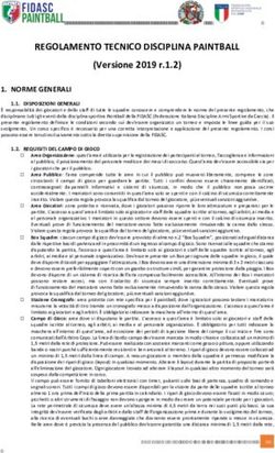 REGOLAMENTO TECNICO DISCIPLINA PAINTBALL - (Versione 2019 r.1.2) - FIDASC