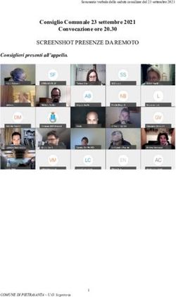 SCREENSHOT PRESENZE DA REMOTO Consiglio Comunale 23 Settembre 2021