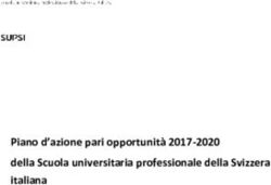 Piano d'azione pari opportunità 2017-2020 della Scuola universitaria professionale della Svizzera italiana - Swissuniversities
