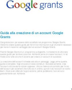 Guida alla creazione di un account Google Grants