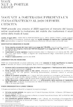YNAP prevede una crescita al 2020 superiore al mercato del luxury online cavalcando la rivoluzione del mobile che trasformerà il retail online ...