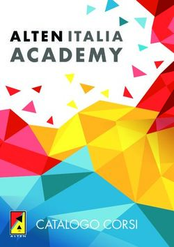 ACADEMY ALTEN ITALIA - CATALOGO CORSI