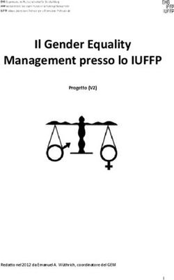 Il Gender Equality Management presso lo IUFFP - Progetto (V2) - Redatto nel 2012 da Emanuel A. Wüthrich, coordinatore del GEM
