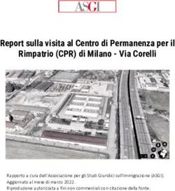 Report Sulla Visita Al Centro Di Permanenza Per Il Rimpatrio Cpr Di