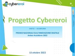 PREMIO NAZIONALE SULL'INNOVAZIONE DIGITALE - 13 ottobre 2022 Anitec-Assinform 2022