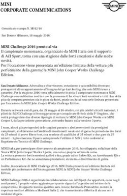 MINI CORPORATE COMMUNICATIONS - BMW Press