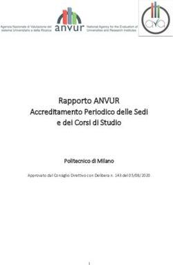 Rapporto Anvur Accreditamento Periodico Delle Sedi E Dei Corsi Di