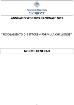 "REGOLAMENTO DI SETTORE - FORMULA CHALLENGE FORMULA CHALLENGE" - NORME GENERALI ANNUARIO SPORTIVO NAZIONALE 201 - ACI Sport