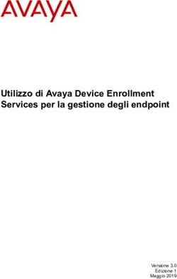 Utilizzo di Avaya Device Enrollment Services per la gestione degli endpoint - Versione 3.0 Edizione 1 Maggio 2019 - Avaya Support