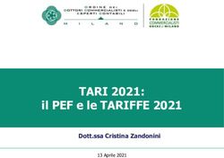 TARI 2021 Il PEF E Le TARIFFE 2021 Dott Ssa Cristina Zandonini 13