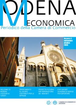 WELCOME TO MODENA VOUCHER AI TURISTI ORIENTAMENTO AL LAVORO