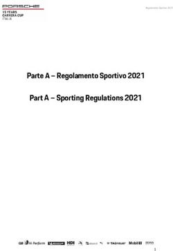 Part A - Sporting Regulations 2021 - Parte A - Regolamento Sportivo 2021 - Carrera Cup Italia