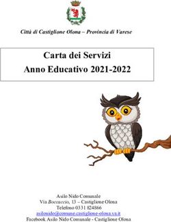 Carta dei Servizi Anno Educativo 2021-2022 - Comune di ...