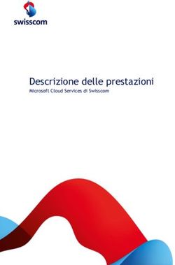Descrizione delle prestazioni - Microsoft Cloud Services di Swisscom
