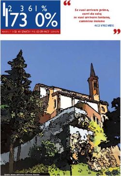 SOLA Se vuoi arrivare primo, corri da solo; se vuoi arrivare lontano, cammina insieme - Comune di Isola Vicentina