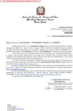 Ministero dell ' Istruzione , dell ' Università e della Ricerca Ufficio Scolastico Regionale per la Campania Direzione Generale - FONDAZIONE ...