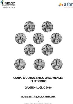 CAMPO GIOCHI AL PARCO CHICO MENDES DI REGGIOLO GIUGNO-LUGLIO 2019 - CLASSI III- IV SCUOLA PRIMARIA