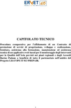 CAPITOLATO TECNICO - Ervet