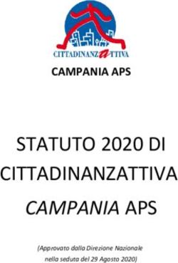 STATUTO 2020 DI CITTADINANZATTIVA - CAMPANIA APS - CAMPANIA APS