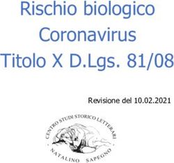 Rischio biologico Coronavirus Titolo X D.Lgs. 81/08 - Revisione del 10.02.2021