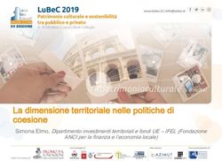La dimensione territoriale nelle politiche di coesione - Simona Elmo, Dipartimento investimenti territoriali e fondi UE - IFEL Fondazione ANCI ...