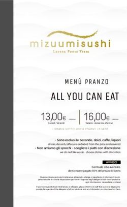 ALL YOU CAN EAT MENÙ PRANZO