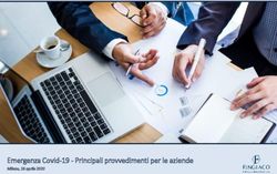 Emergenza Covid-19 - Principali provvedimenti per le aziende - Fingiaco