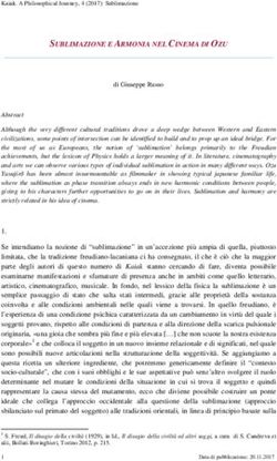 SUBLIMAZIONE E ARMONIA NEL CINEMA DI OZU - Kaiak. A ...