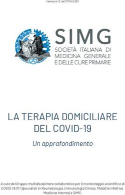 LA TERAPIA DOMICILIARE DEL COVID-19 - Un Approfondimento A Cura Del ...