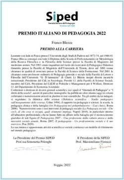 PREMIO ITALIANO DI PEDAGOGIA 2022 - Franco Blezza - SIPED