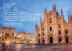 CONGRESSO ANNUALE CONGIUNTO DELLA ASSOCIAZIONE ITALIANA DI NEUROPATOLOGIA E NEUROBIOLOGIA CLINICA (AINPENC) E DELLA ASSOCIAZIONE ITALIANA PER LA ...