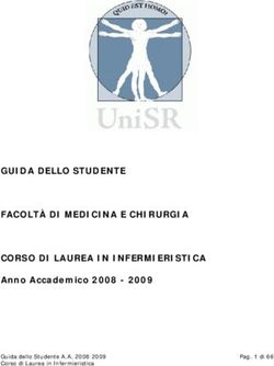 GUIDA DELLO STUDENTE FACOLTÀ DI MEDICINA E CHIRURGIA CORSO DI LAUREA IN INFERMIERISTICA - Università Vita-Salute San ...